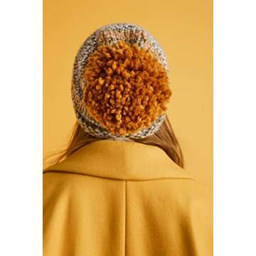 Lion Brand Yarn - Wool-Ease Thick & Quick - Prints & Stripes - 3 Pack with Pattern Cards in Color - 640-610 (Coney Island)