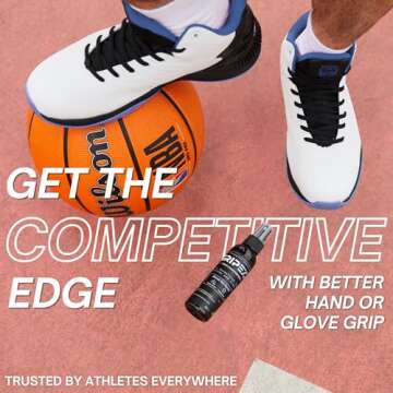 GRIPEXX Sports Hand Grip Spray (4oz)- Boost Performance, Enhance Control and Maximize Grip - for Athletes: Tennis, Football, Pole Dancing, Basketball, Baseball, Golf, etc- Natural Rosin-Based Formula