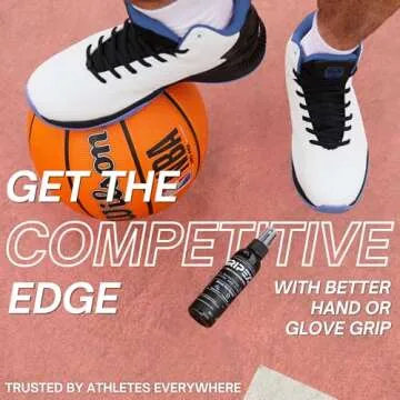 GRIPEXX Sports Hand Grip Spray (4oz)- Boost Performance, Enhance Control and Maximize Grip - for Athletes: Tennis, Football, Pole Dancing, Basketball, Baseball, Golf, etc- Natural Rosin-Based Formula