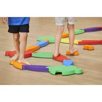 GONGE River Landscape - 25-Piece Set for Balance Training, Motor Skills, and Creative Play - Educati...