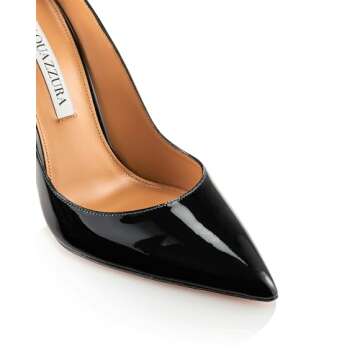 Elegantly Crafted Aquazzura Love Affair Pump 105 Black Heels