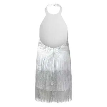 Shiny Sequin Halter Evening Mini Dress for Women