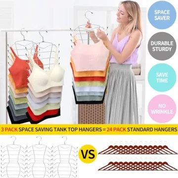 Smart Closet Organizer for Tank Tops and Bras | Space Saving