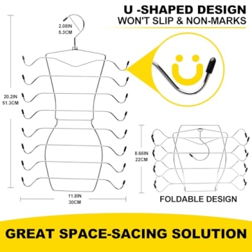 Smart Closet Organizer for Tank Tops and Bras | Space Saving