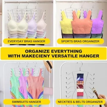 Smart Closet Organizer for Tank Tops and Bras | Space Saving