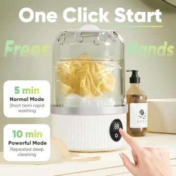 Portable Mini Washing Machine for Travel and Delicates
