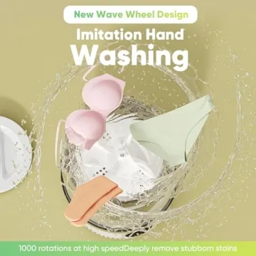 Portable Mini Washing Machine for Travel and Delicates
