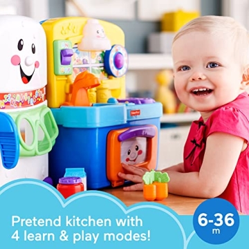 Fisher-Price Learning Kitchen Playset for Infants and Toddlers