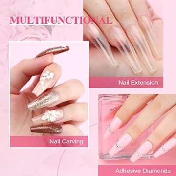 Saviland Acrylic Nail Kit for Beginners DIY Nail Art