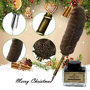 GloDeals Leather Notebook and Pen Set