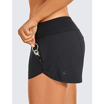 CRZ YOGA Women's 2.5" Quick Dry Running Shorts Online