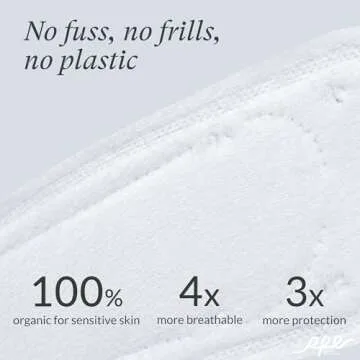 RPE Organic Panty Liners for Women - 120ct