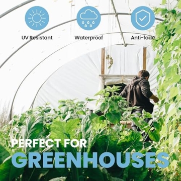 Skilcut 16 Mil Clear Poly Heavy Duty Tarp