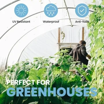 Skilcut 16 Mil Clear Poly Heavy Duty Tarp