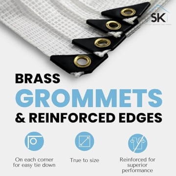 Skilcut 16 Mil Clear Poly Heavy Duty Tarp