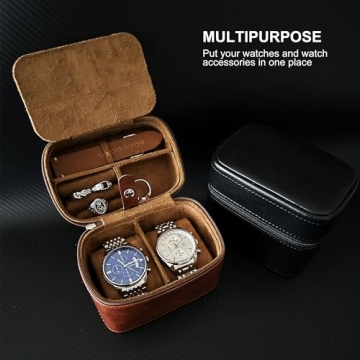 Longjet Travel Case for Watches and Jewelry Storage