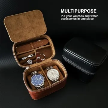 Longjet Travel Case for Watches and Jewelry Storage
