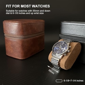 Longjet Travel Case for Watches and Jewelry Storage