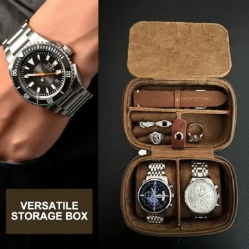 Longjet Travel Case for Watches and Jewelry Storage