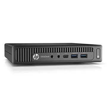 HP 600 G2 Micro Computer Mini Tower PC (Intel Quad Core i7-6700T, 32GB DDR4 Ram,512GB Solid State SSD, WiFi, VGA, USB 3.0) Win 10 Pro (Renewed)