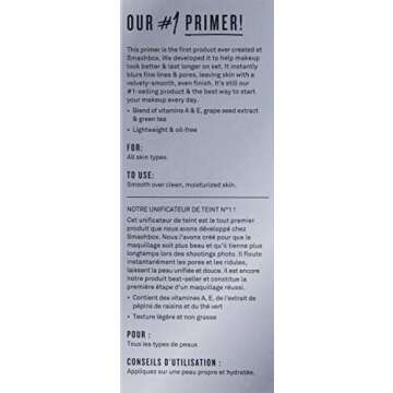 Smashbox Photo Finish Foundation Primer for Women, Transparent, , 1 Fl Oz (Pack of 1)