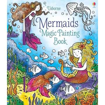 Magic Painting Mermaids Fun Activity Book for Kids