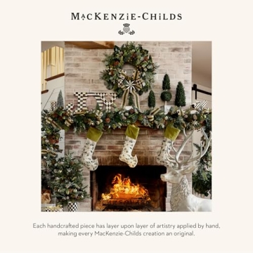 MACKENZIE-CHILDS “Joy” Letter Decor, Holiday Home Decoration, Wooden Christmas Sign