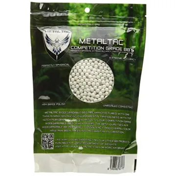 Eco-Friendly MetalTac Airsoft BBs Biodegradable .20g Pack of 5000 Rounds