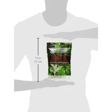 Eco-Friendly MetalTac Airsoft BBs Biodegradable .20g Pack of 5000 Rounds