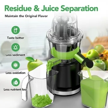 Aeitto Slow Cold Press Juicer for High Juice Yield