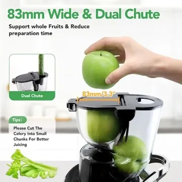 Aeitto Slow Cold Press Juicer for High Juice Yield