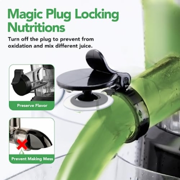 Aeitto Slow Cold Press Juicer for High Juice Yield