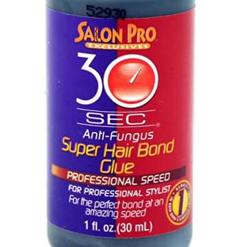 Salon Pro 30 Second Bonding Glue - Quick Adhesive for Hair Extensions