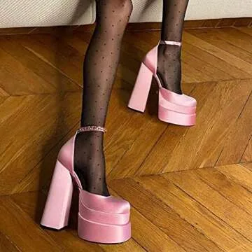 VIMISAOI Silk Satin High Platform Pumps - Elegant & Comfortable