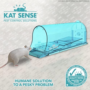 Kat Sense Large Humane Rat Traps for Eco-Friendly Pest Control