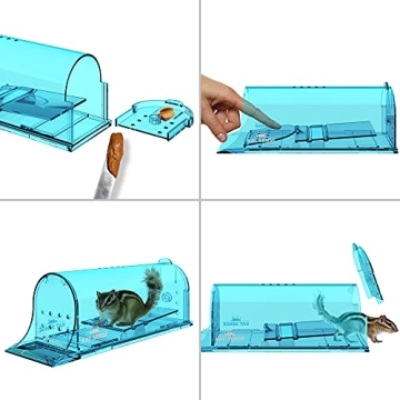 Kat Sense Large Humane Rat Traps for Eco-Friendly Pest Control