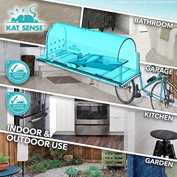 Kat Sense Large Humane Rat Traps for Eco-Friendly Pest Control