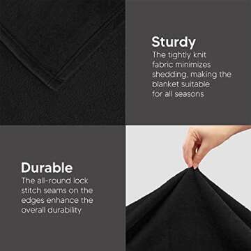 Elegant Utopia Bedding Fleece Blanket for Year-Round Comfort