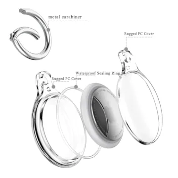 COOLQO Waterproof AirTag Holder for Adventure Seekers