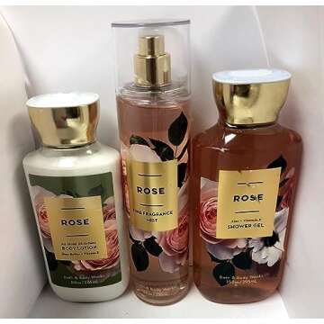 Bath and Body Works - Rose Trio Set for Daily Indulgence