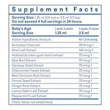 Colic Calm Plus Gripe Water - Extra Strength for Infant Colic and Baby Gas Relief, Helps Fussiness a...