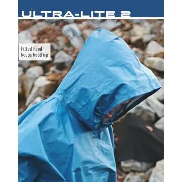 Ultra-Lite Water-Resistant Poncho for Kids & Adults
