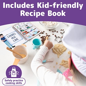Kids Cooking Chef Set for Pretend Play and Learning