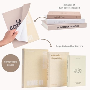 Moncur Home Decorative Book Set - Elegant Home Accents