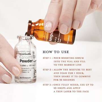 JEU'DEMEURE Collagen, Peptide, Hyaluronic Acid Serum, Instant Face Lift Korean skin care Serum for Anti-Aging, Microneedling, Skin-Firming, Brightening, Hydrating for Face & Eye (without microneedle)