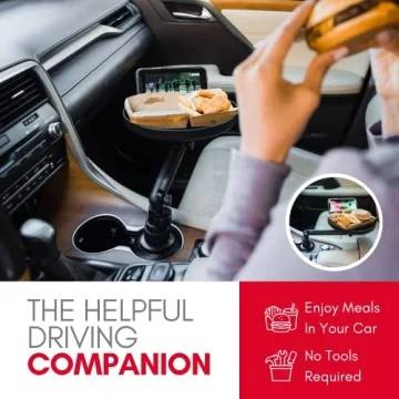 Macally Adjustable Car Tray Table - Perfect Food Companion