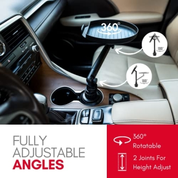 Macally Adjustable Car Tray Table - Perfect Food Companion