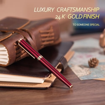 BEILUNER Luxury Fountain Pen 24K Gold Nib Elegant Gift