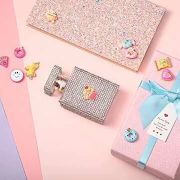 200 Mixed Candy Charms for DIY Crafts and Scrapbooking