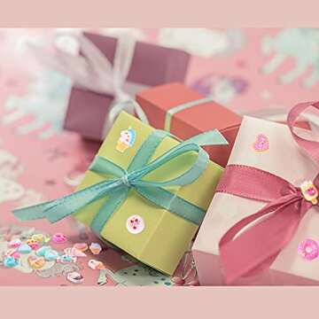 200 Mixed Candy Charms for DIY Crafts and Scrapbooking